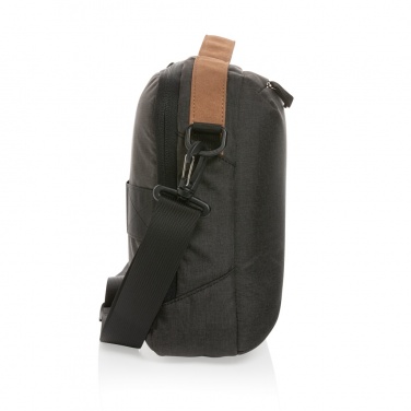 Logo trade promotional merchandise picture of: Impact AWARE™ 300D two tone deluxe 15.6" laptop bag