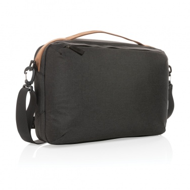 Logo trade promotional gift photo of: Impact AWARE™ 300D two tone deluxe 15.6" laptop bag