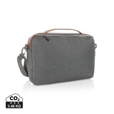 Logo trade promotional gift photo of: Impact AWARE™ 300D two tone deluxe 15.6" laptop bag