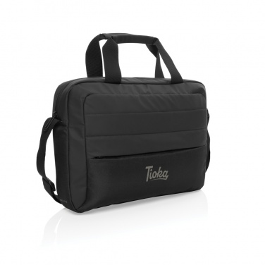 Logo trade promotional items image of: Armond AWARE™ RPET 15.6 inch laptop bag