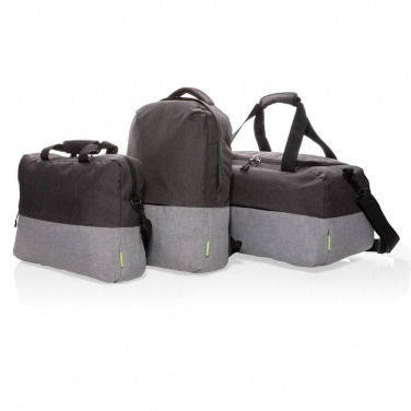 Logotrade promotional product image of: Duo colour RPET 15.6" RFID laptop backpack PVC free