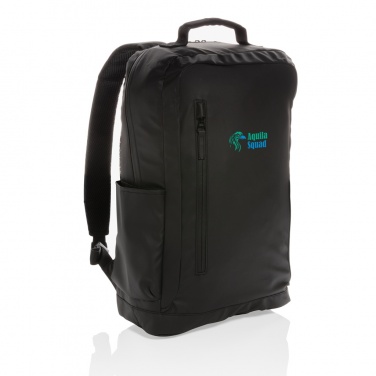 Logotrade corporate gift image of: Fashion black 15.6" laptop backpack PVC free