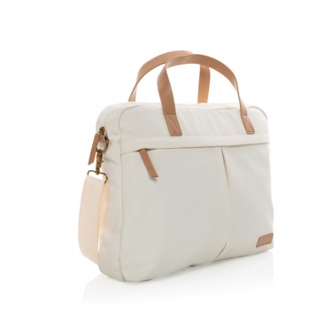 Logo trade advertising products picture of: Impact AWARE™ 16 oz. recycled canvas laptop bag