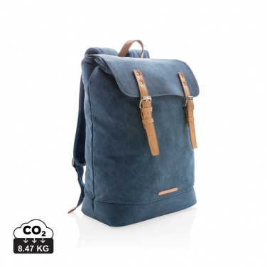 Logotrade promotional merchandise picture of: Canvas laptop backpack PVC free