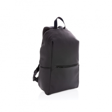 Logo trade promotional products image of: Smooth PU 15.6"laptop backpack