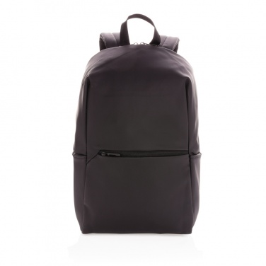 Logo trade business gift photo of: Smooth PU 15.6"laptop backpack