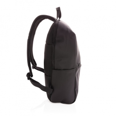 Logotrade promotional gift image of: Smooth PU 15.6"laptop backpack