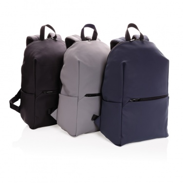 Logo trade advertising product photo of: Smooth PU 15.6"laptop backpack
