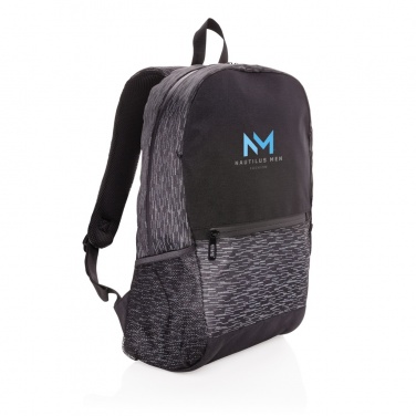 Logo trade promotional item photo of: AWARE™ RPET Reflective laptop backpack