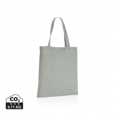 Logo trade business gifts image of: Impact AWARE™ Recycled cotton tote 145g