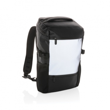 Logotrade promotional products photo of: PU high visibility easy access 15.6" laptop backpack