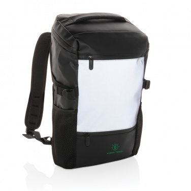 Logo trade promotional items image of: PU high visibility easy access 15.6" laptop backpack