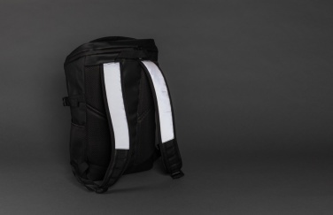 Logotrade promotional giveaway picture of: PU high visibility easy access 15.6" laptop backpack