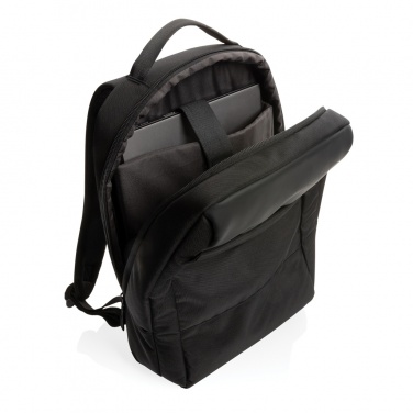 Logo trade corporate gifts picture of: Swiss Peak AWARE™ RPET 15.6 inch day pack