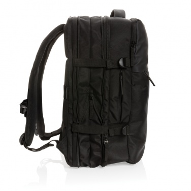 Logo trade advertising product photo of: Swiss Peak AWARE™ RPET 15.6' expandable weekend backpack