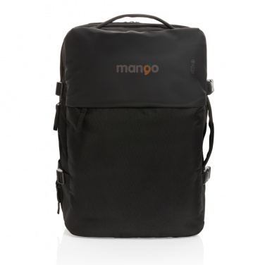 Logo trade advertising product photo of: Swiss Peak AWARE™ RPET 15.6' expandable weekend backpack