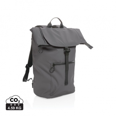 Logo trade promotional giveaways picture of: Impact AWARE™ RPET water resistant 15.6" laptop backpack