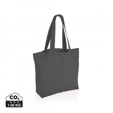 Logo trade promotional items picture of: Impact Aware™ 240 gsm rcanvas shopper w/pocket undyed