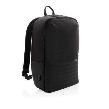 Logo trade promotional giveaways picture of: Swiss Peak AWARE™ RFID anti-theft 15.6'' laptop backpack
