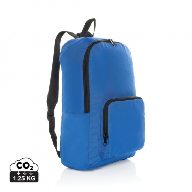 Logotrade business gift image of: Dillon AWARE™ RPET foldable classic backpack