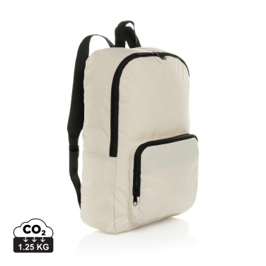 Logo trade promotional products image of: Dillon AWARE™ RPET foldable classic backpack