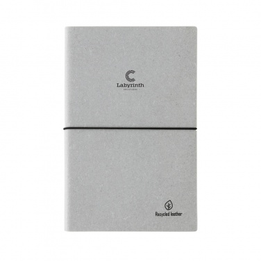 Logotrade promotional giveaway image of: A5 recycled leather notebook