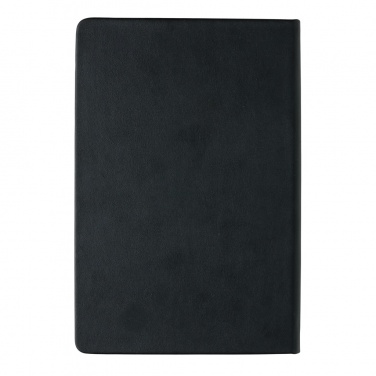 Logo trade promotional gift photo of: A5 Deluxe notebook with smart pockets