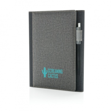 Logo trade promotional merchandise picture of: A5 Deluxe design notebook cover
