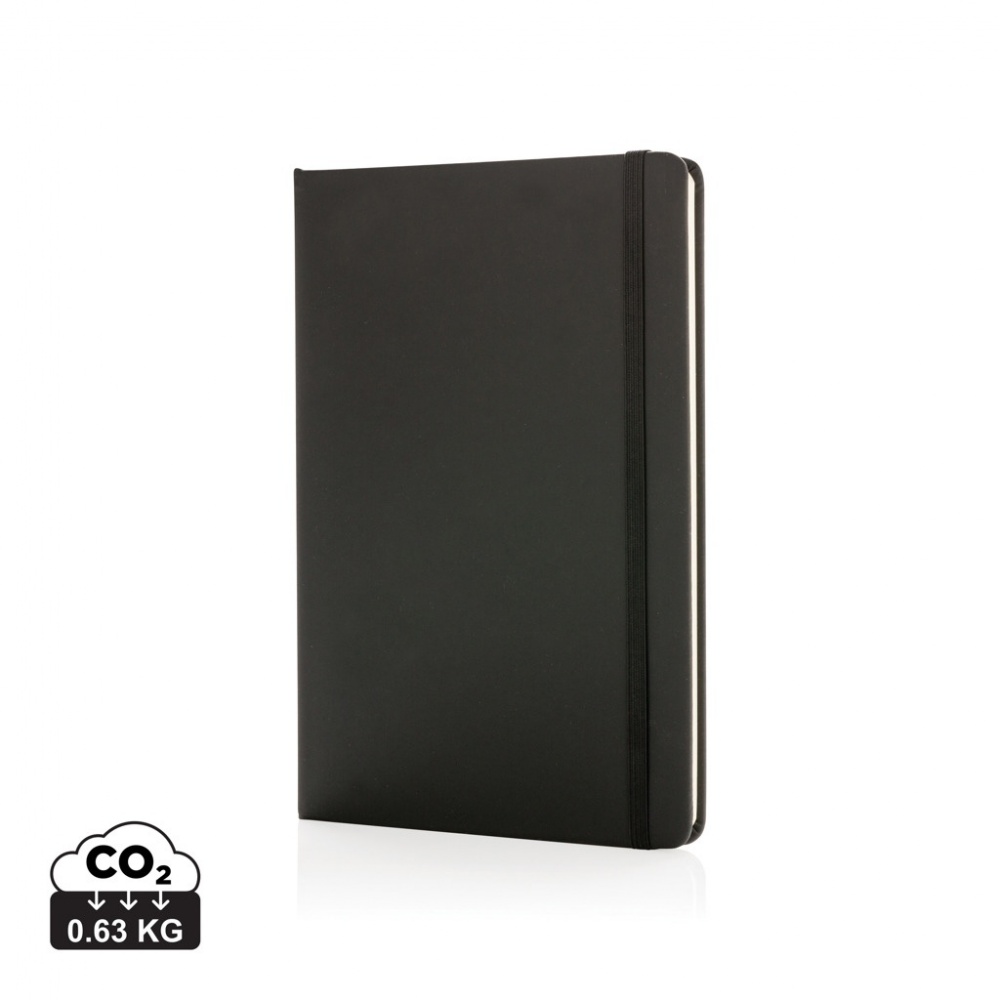 Logo trade promotional gifts image of: Standard hardcover PU notebook A5