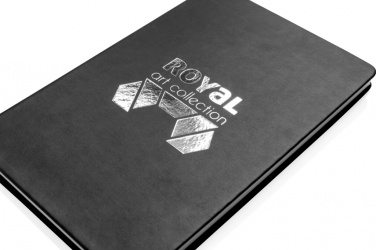 Logotrade promotional item picture of: Deluxe hardcover PU A5 notebook