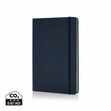 Logotrade promotional giveaway image of: Deluxe hardcover PU A5 notebook