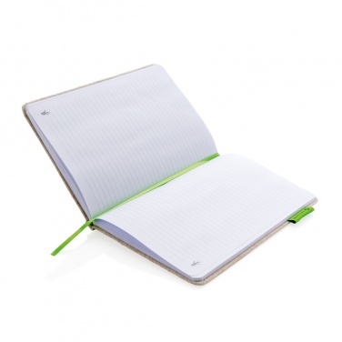 Logotrade advertising product image of: A5 jute notebook