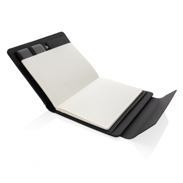 Logotrade promotional merchandise photo of: Fiko wireless charging A5 portfolio with powerbank