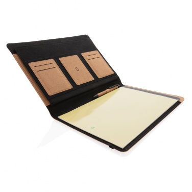 Logotrade promotional products photo of: Deluxe cork portfolio A4 with pen