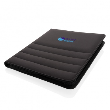 Logo trade promotional items picture of: Impact AWARE™ RPET A4 portfolio with zipper