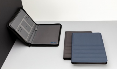 Logotrade corporate gift image of: Impact AWARE™ RPET A4 portfolio with zipper