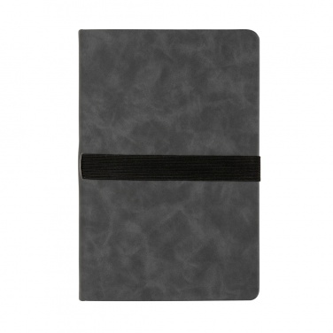 Logo trade promotional products picture of: Deluxe hardcover PU notebook A5 with phone and pen holder