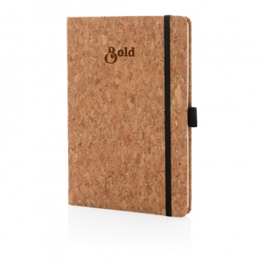 Logotrade promotional giveaway image of: Cork hardcover notebook A5