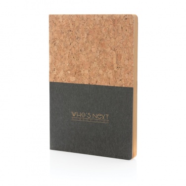 Logotrade business gifts photo of: A5 cork & kraft notebook