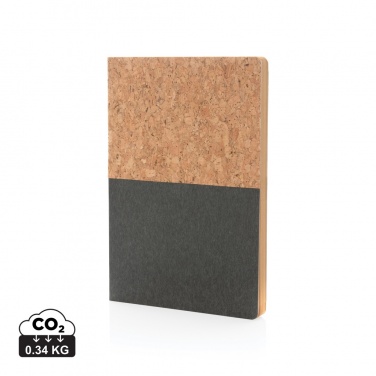 Logotrade promotional merchandise photo of: A5 cork & kraft notebook
