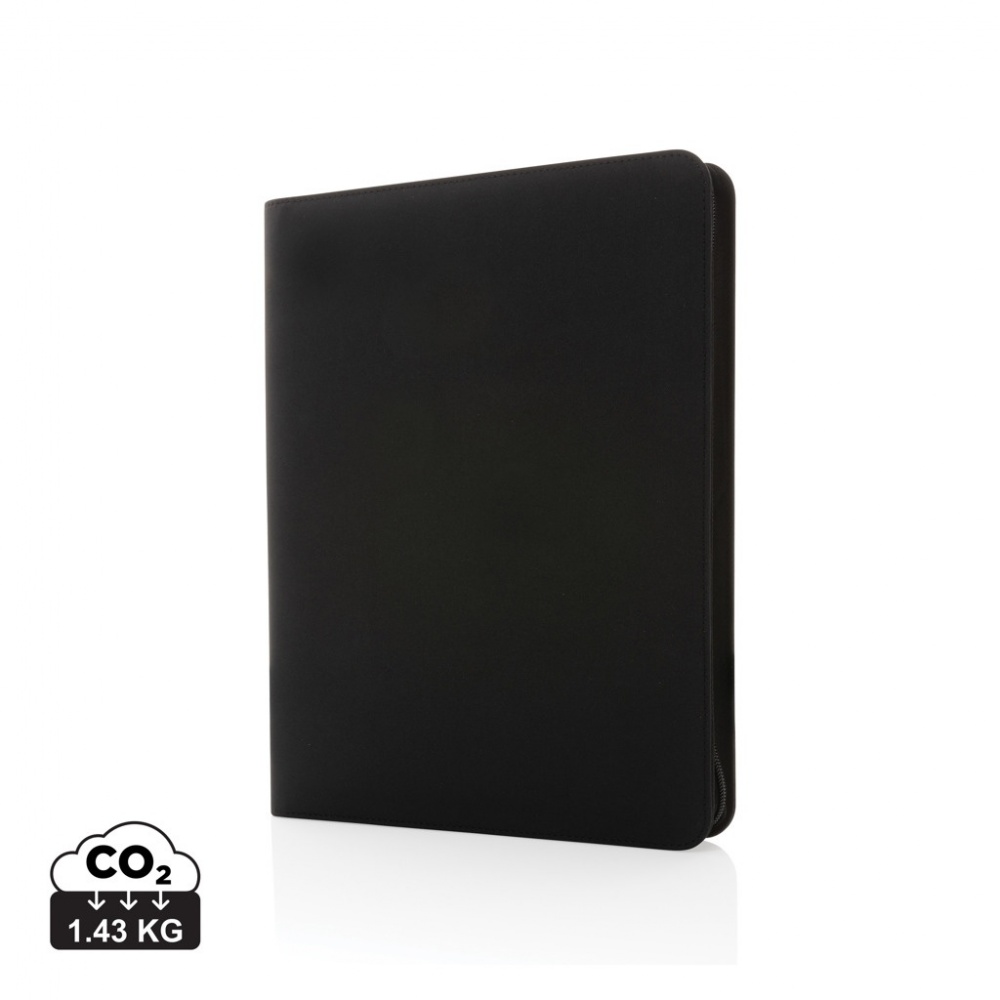 Logotrade business gift image of: Impact Aware™ deluxe 300D tech portfolio with zipper