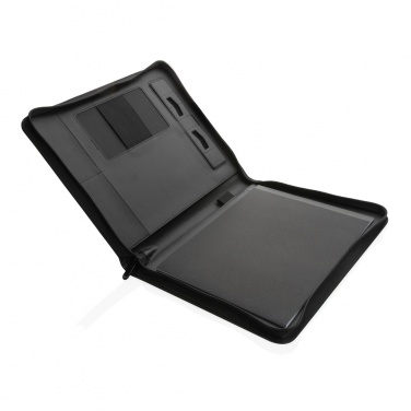Logo trade promotional giveaways picture of: RCS rPU deluxe tech portfolio with zipper