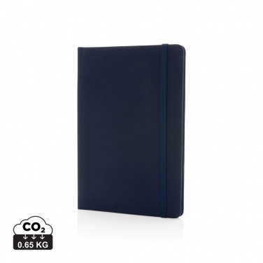 Logo trade business gifts image of: GRS certified RPET A5 notebook