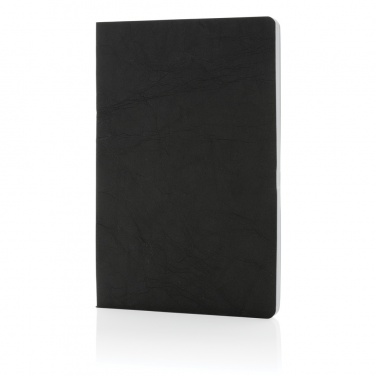 Logo trade advertising products image of: Salton A5 GRS certified recycled paper notebook