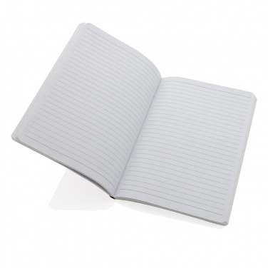 Logotrade promotional item picture of: Salton A5 GRS certified recycled paper notebook