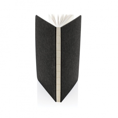 Logotrade corporate gift image of: Phrase GRS certified recycled felt A5 notebook