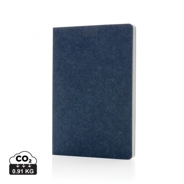 Logo trade promotional product photo of: Phrase GRS certified recycled felt A5 notebook