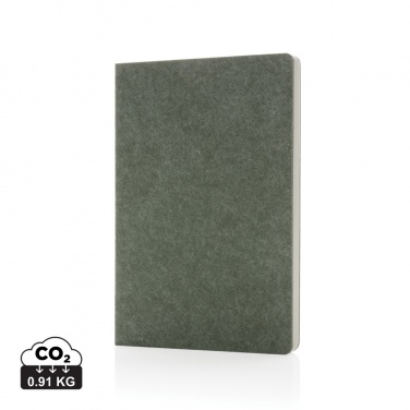 Logotrade corporate gift picture of: Phrase GRS certified recycled felt A5 notebook