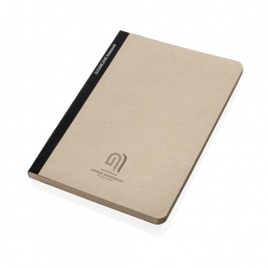 Logo trade corporate gifts picture of: Stylo Sugarcane paper A5 Notebook