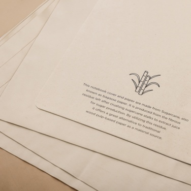 Logo trade promotional items picture of: Stylo Sugarcane paper A5 Notebook